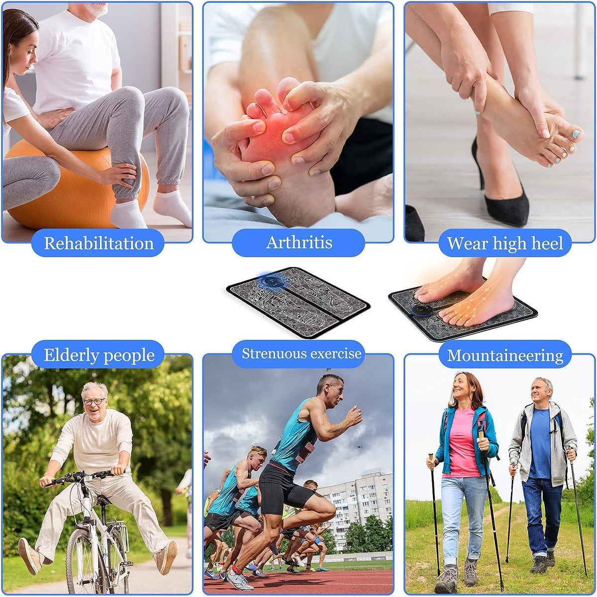 Body Core™ FootEase — EMS Heat Foot Massager
